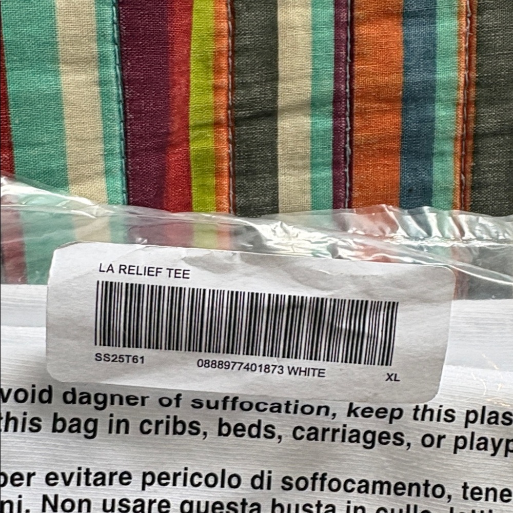 Supreme LA fire relief box logo White Tshirt Green & Pink nwt in bag - Picture 6 of 11
